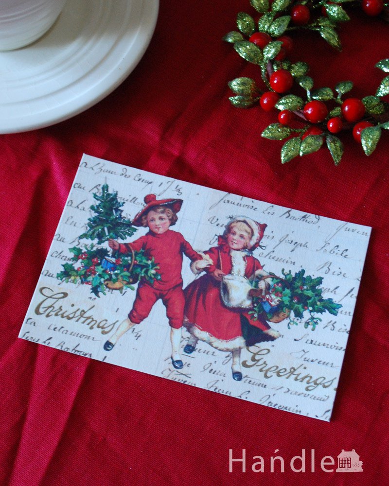 カバリーニ社のクリスマス限定ポストカード (cm-57)