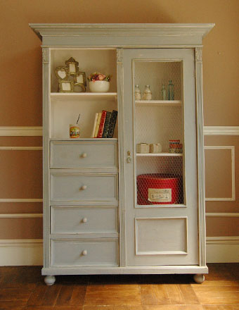 1930年代のアンティーク グリアージュ キャビネット (d-684-f)