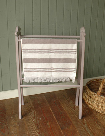 1940年代のアンティーク タオルハンガー（パープル） (d-709-f)