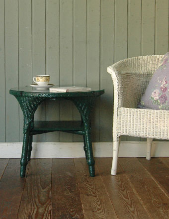 1930年代のアンティーク  ロイドルームテーブル （グリーン） (d-718-f)