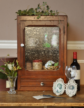 1940年代のアンティーク スモールキャビネット (d-868-f)