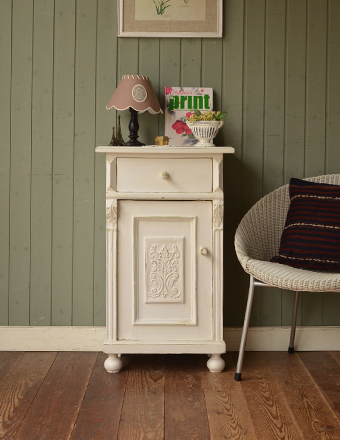 1940年代　アンティーク ベッドサイドキャビネット  (d-884-f)