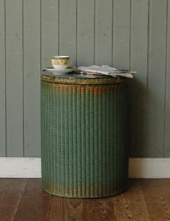 アンティーク ロイドルームボックス（グリーン） (d-907-f)