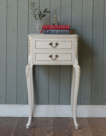 1930年代のアンティーク ベッドサイド チェスト (d-961-f)