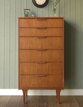 1960年代　AUTIN SUITEのアンティーク チェスト  (e-297-f)