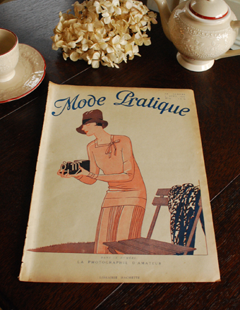 フランスで見つけたアンティークマガジン　フランス雑誌（ Mode Pratique 1927） (h-014-z)