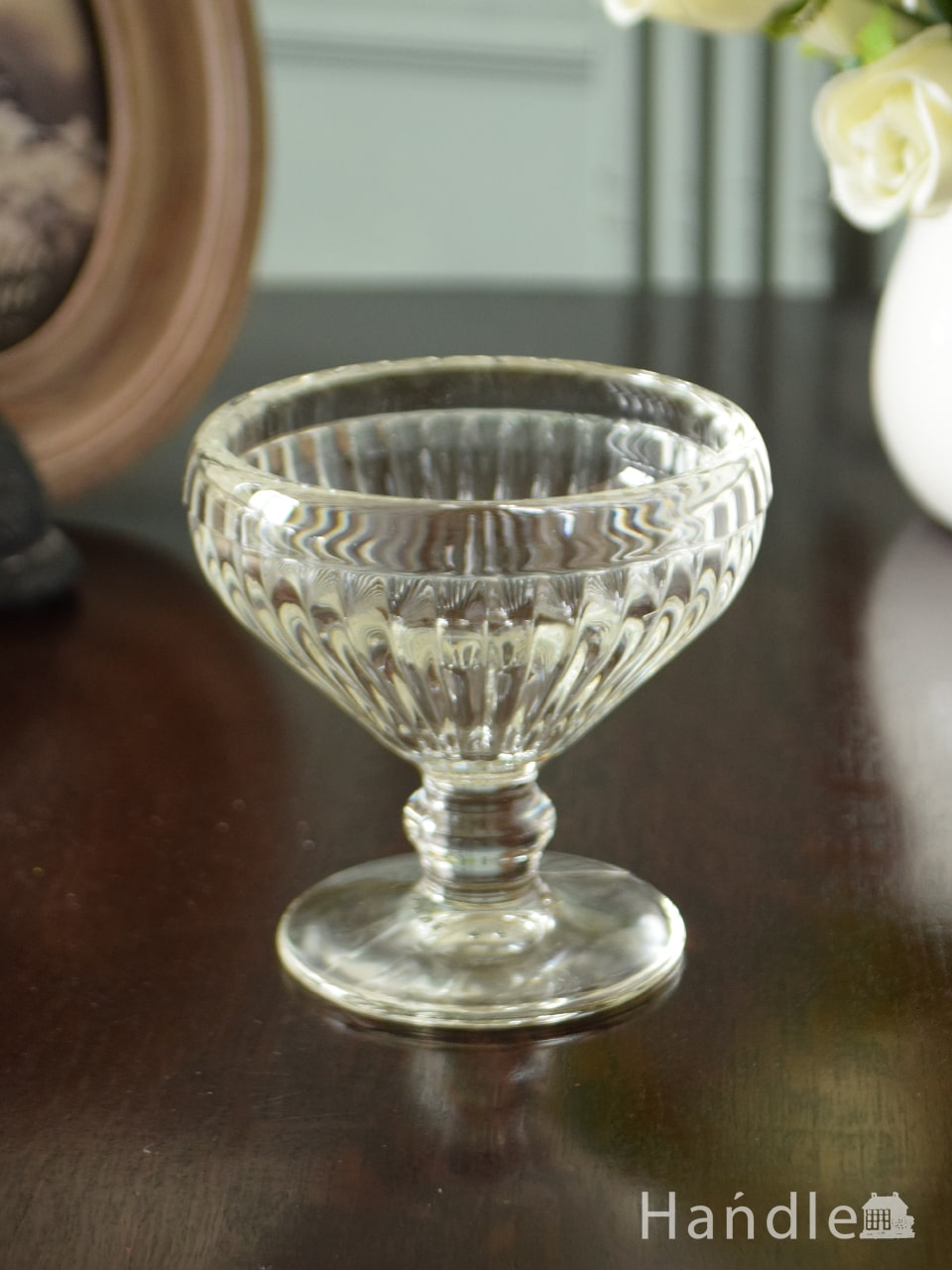 フランスから届いたおしゃれなグラス、ラ・ロシェール社のクープグラス（カナリー） (n2-054)