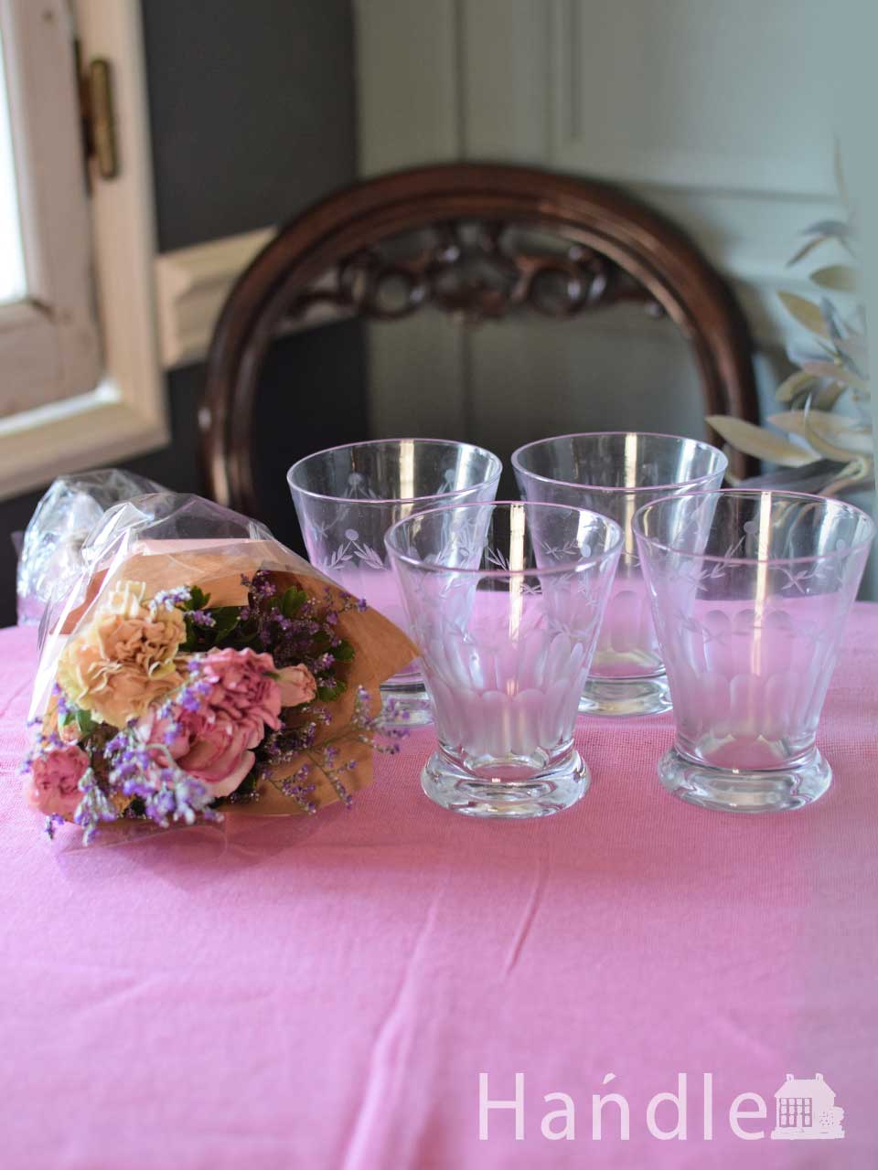 Handleのお花屋さん 母の日セット Vendome４個セット H 906 Z インテリア雑貨