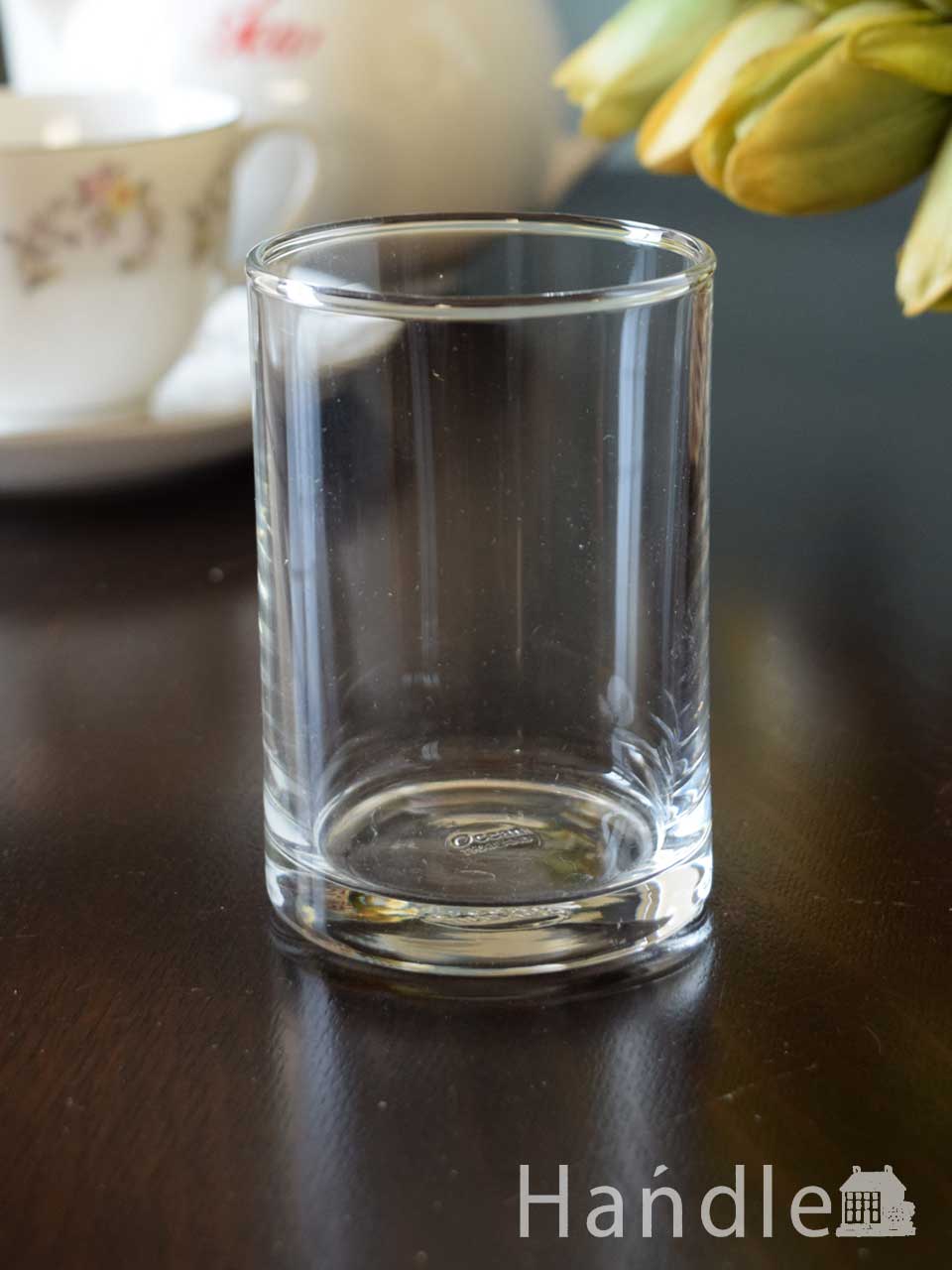 クリアガラスのグラス、ミニサイズのグラス (n18-488)