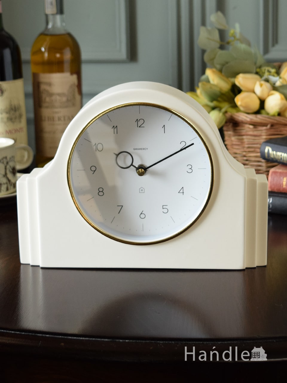 レトロ QUARTZ 時計 壁掛け時計 置き時計 - インテリア時計