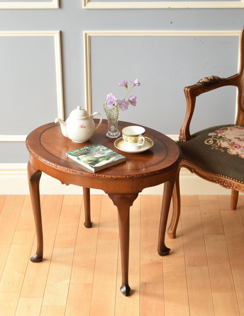 美しいアンティークの英国家具、オケージョナルテーブル (j-1729-f)