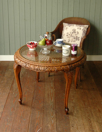 アンティーク サロン テーブル (j-174)