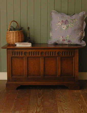 アンティーク コファー（ベンチ） (j-370)