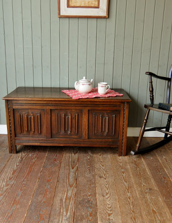 アンティーク コファー（ベンチ） (j-403-f)