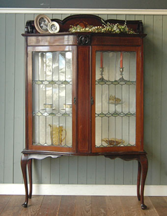 1920年代のアンティーク ショーケース (j-481-f)