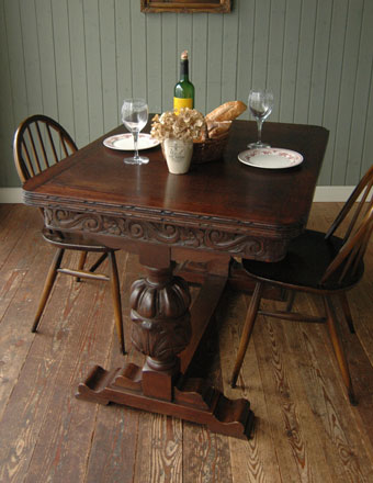 2012年11月11日にご成約頂いた1930年代のアンティーク ドロップリーフ テーブル (j-502-f)