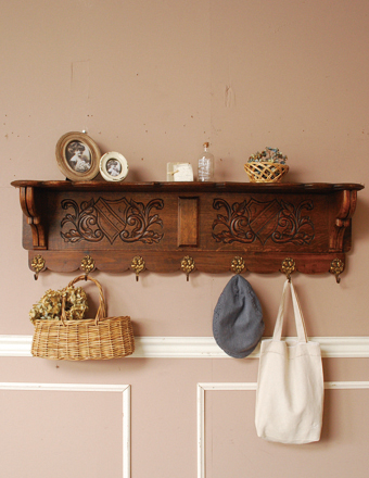 1930年代のアンティーク シェルフ (j-606-f)