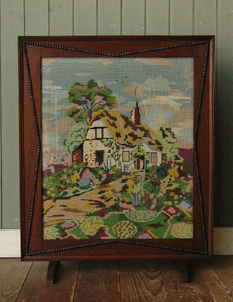 1920年代のアンティーク スクリーン (j-647-f)