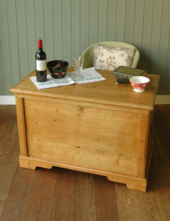 アンティーク ブランケット ボックス (j-65-g)