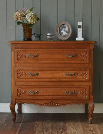 1940年代のアンティーク チェスト (j-718-f)