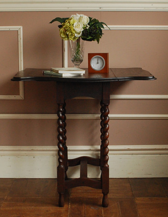 1930年代のアンティーク ゲートレッグテーブル (j-853-f)