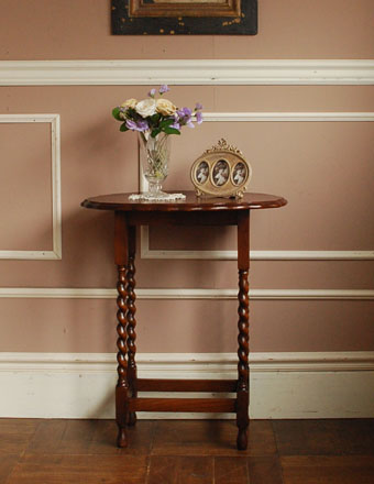 1920年代のアンティーク オケージョナルテーブル (j-854-f)