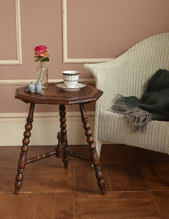 1920年代のアンティーク オケージョナル テーブル (j-878-f)
