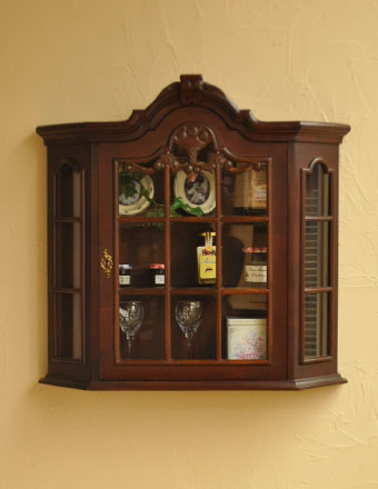 1940年代のアンティーク ウォールキャビネット (j-901-f)