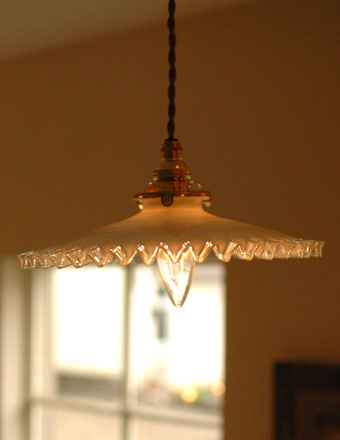 アンティーク シェード ペンダントライト （器具セット付き） (k-21)