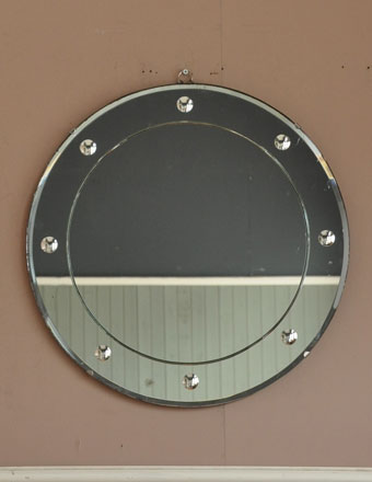 1940年代のアンティーク ミラー (k-559-z)