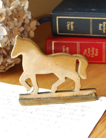 1940年代のアンティーク オブジェ（馬） (k-592-z)