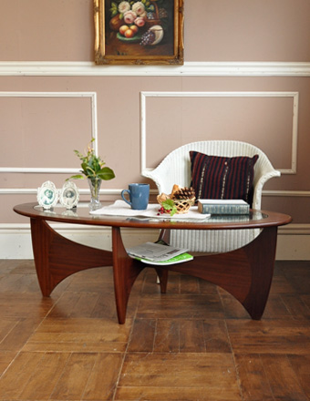 1960年代のアンティーク コーヒーテーブル (k-642-f)