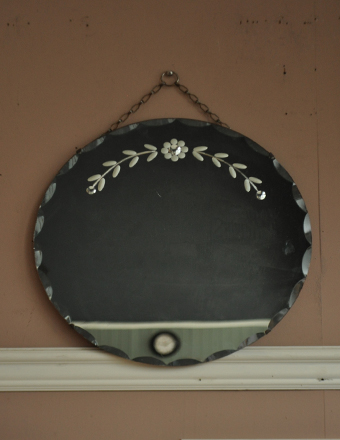 1930年代のアンティーク ミラー (k-676-z)