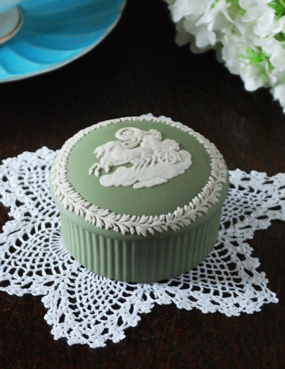 1940年代のアンティーク ミラー (k-756-z)