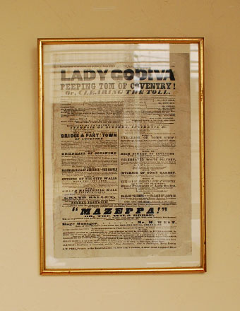 1930年代のアンティーク 額絵(LADY GODIVA) (k-774-z-2)