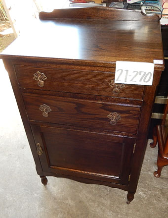 アンティーク カップボードチェスト (k-963-f)