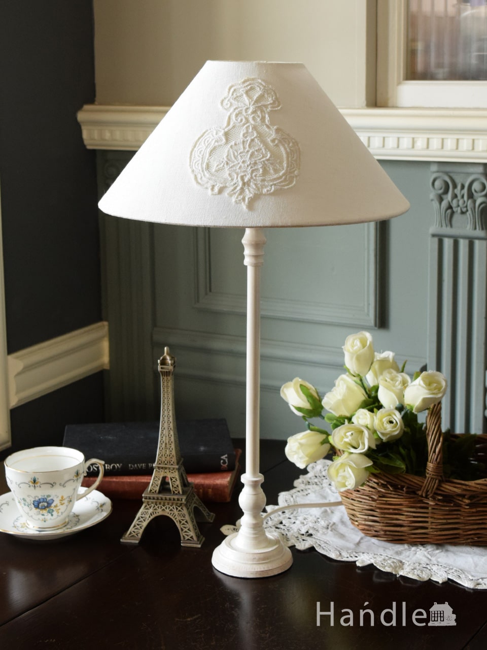 フランスのおしゃれなテーブルランプ、コントワール・ドゥ・ファミーユの照明(E26球付) (cf-1593)