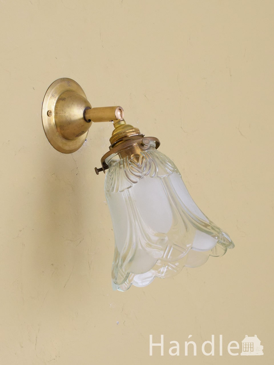 おしゃれな壁付け照明器具、アンティーク風のウォールブラケット(電球なし) (n18-567)
