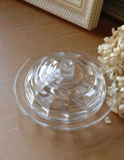 アンティーク雑貨 1940年代のアンティーク プレスドグラス