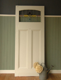 アンティーク家具  アンティーク ステンドグラス ドア