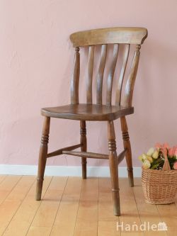 アンティークチェア・椅子  イギリスで見つけたアンティークの椅子、ナチュラル感漂うキッチンチェア