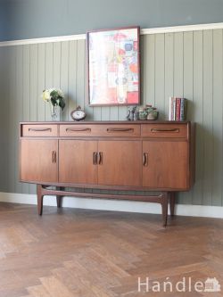 アンティーク家具 アンティークのキャビネット G-plan（フレスコ）のサイドボード、北欧スタイルのカッコいいビンテージ家具
