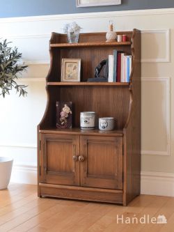 アンティーク家具 アンティークのキャビネット アーコール（ERCOL)社のオープンシェルフ、北欧スタイルのビンテージ家具