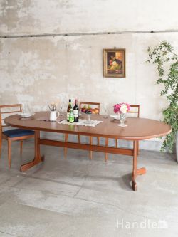 アンティーク家具 アンティークのテーブル G-PLANのエクステンションテーブル、北欧スタイルの伸長式のヴィンテージテーブル（フレスコ）