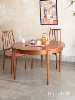 アンティーク家具 アンティークのテーブル イギリスのビンテージテーブル、北欧スタイルのエクステンションテーブル