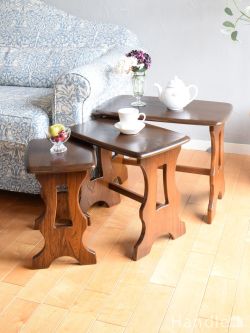 アンティーク家具  ERCOL　ネストテーブル