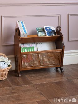 アンティーク家具 マガジンラックおしゃれ 単行本や漫画が置けちゃう便利なマガジンラック、イギリスから届いたアンティークのおしゃれな家具