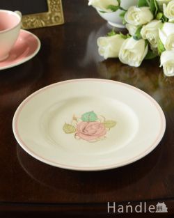 アンティーク雑貨 アンティーク食器 スージークーパー（Susie Cooper）のパトリシアローズ、アンティークプレート