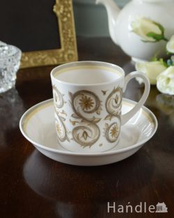 アンティーク雑貨 アンティーク食器 英国から届いたアンティークのスージークーパ-、ヴェネツィア(Venetia)のカップ&ソーサー