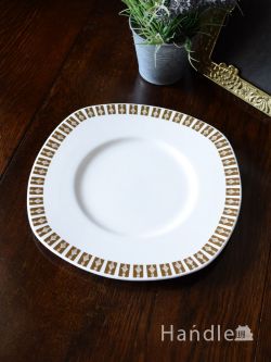 アンティーク雑貨 アンティーク食器 スージークーパーのサターンシリーズ、アンティークプレート（Susie Cooper）